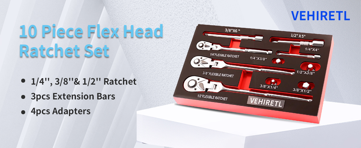 Flex Head Ratchet Set