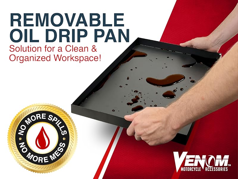 Venom Small Engine Stand Drip Pan for All VerticalType Single Cylinder