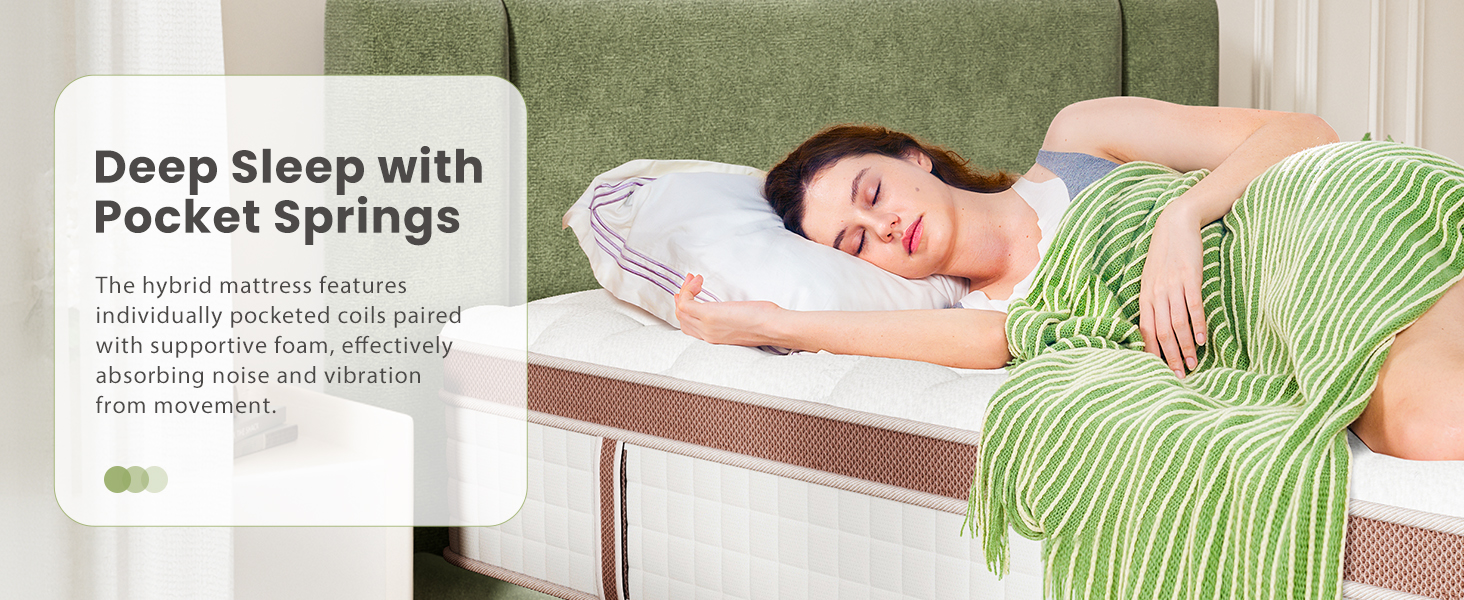 Full Mattress 12 Inch Superior Hybrid Mattress In a Box