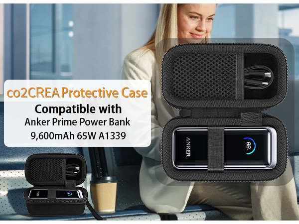Amazon.com: co2CREA Case for Anker Prime 9600mAh Battery