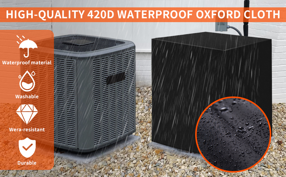 Air Conditioner Cover for Outside Units, DustProof