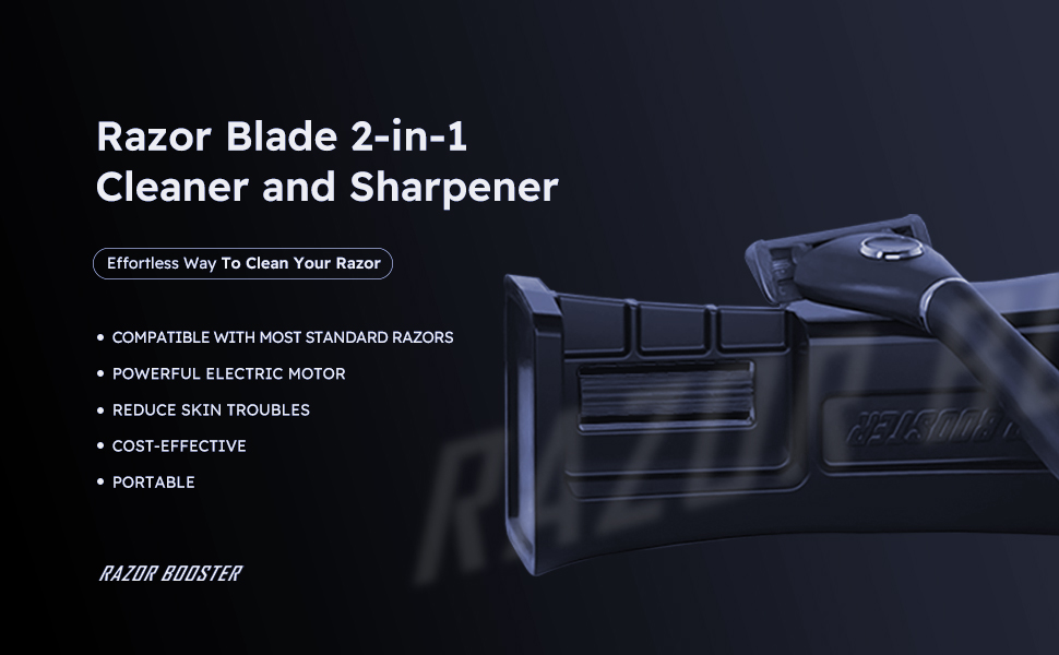 RAZOR BOOSTER I Razor Blade Cleaner and Sharpener I Blades