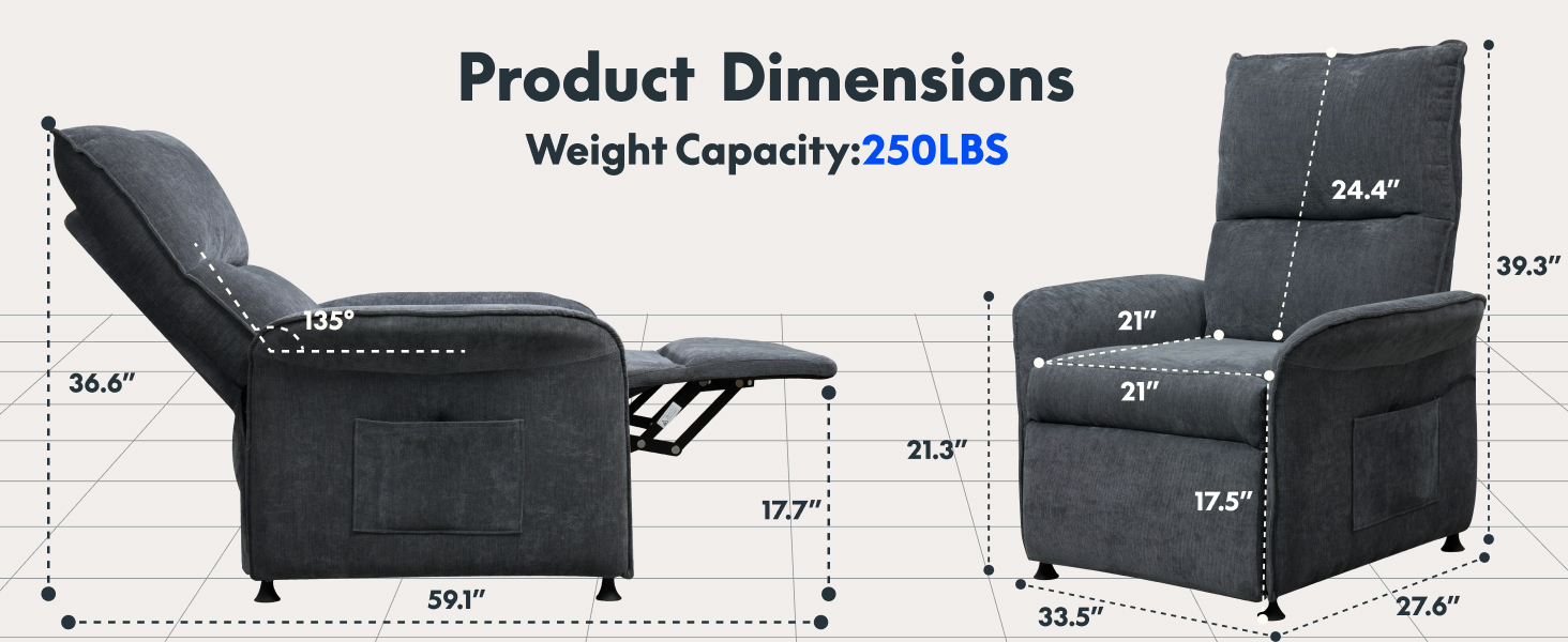 FLEXISPOT X2 Dual Motor Power Recliner Chair for Adults