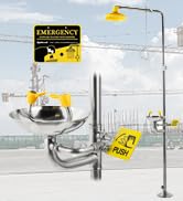 Eye Wash Station with Shower