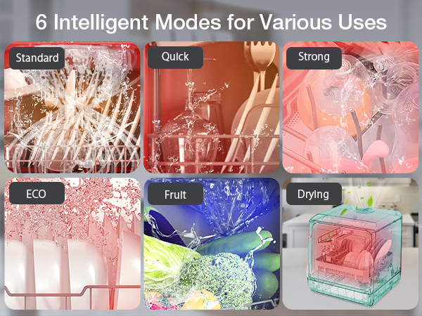 6 intelligent modes for various uses