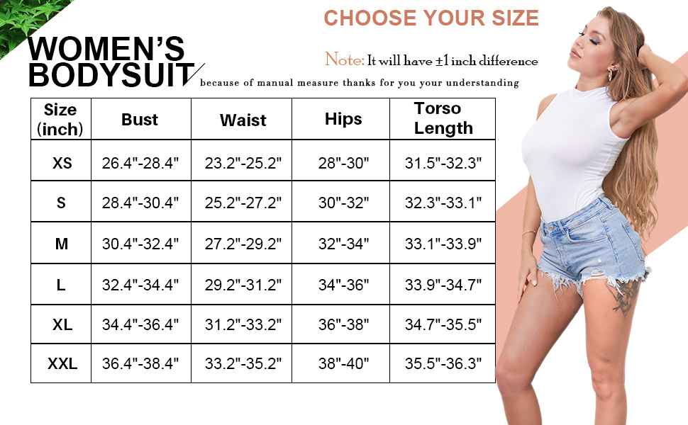 Women's Mock Turtle Neck Long Sleeve / Sleeveless Tank Tops Bodysuit