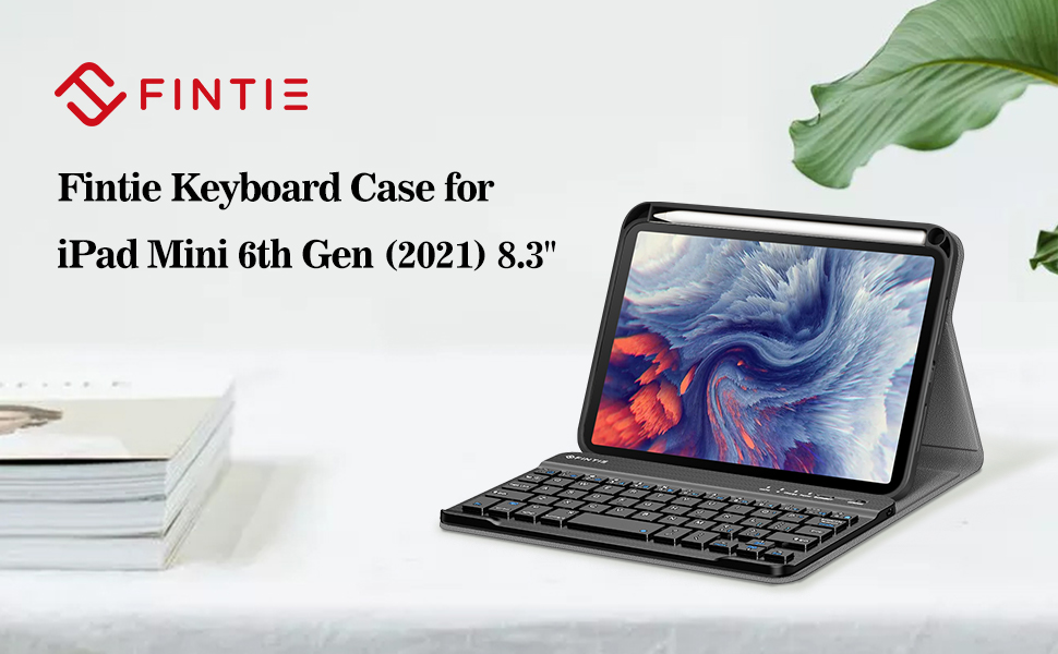 Fintie Keyboard Case for iPad Mini 6 2021 (8.3 Inch), Soft