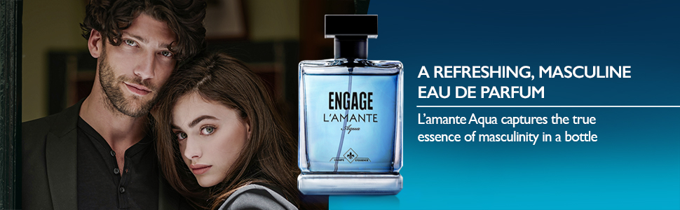 perfume for men, gift for men, men perfume, Engage Lamante Click and Brush Perfume Pen, aqua perfume