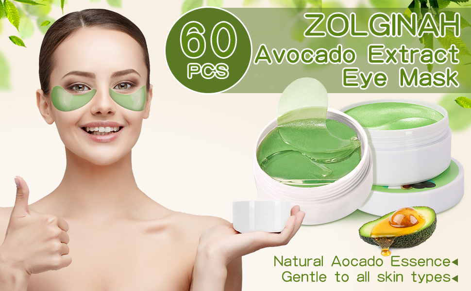 ZOLGINAH Augenpads, Eye Mask,Kollagen Eye Pads,Augen Patches Anti Aging Pads,Extrakt Maske Eye