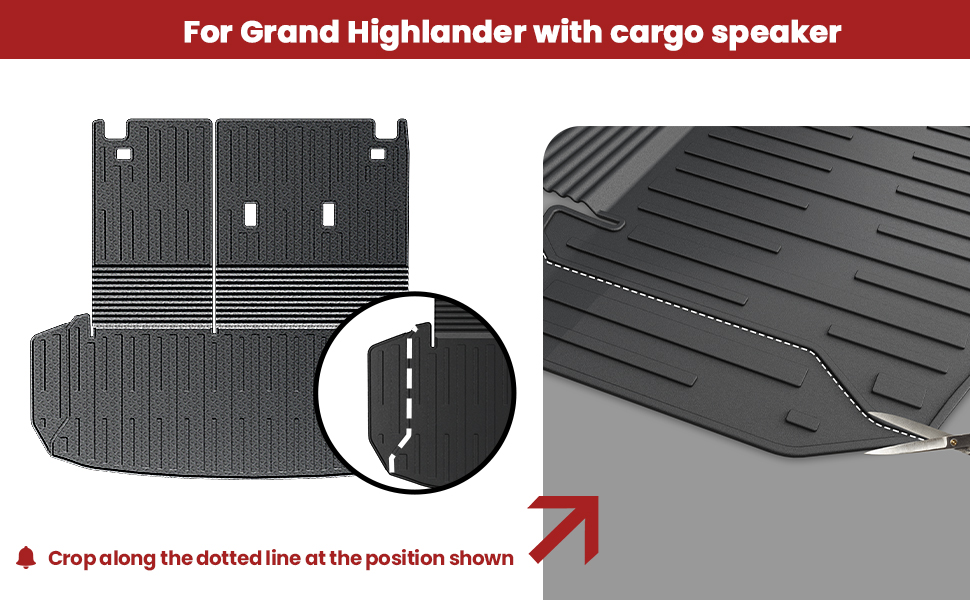 HOUCLEMIC Cargo Liner for 2025 2024 Grand Highlander