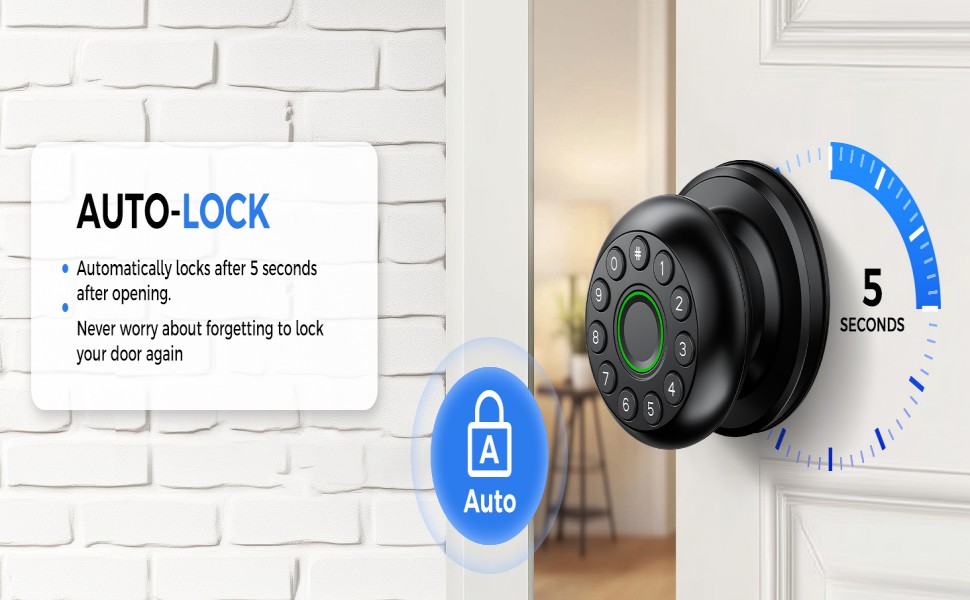 413 Smart Fingerprint Door Lock