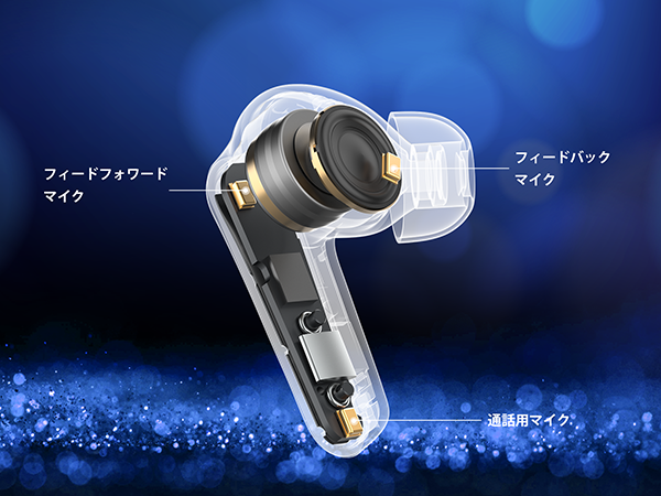 Wind Noise Reduction Wireless Earbuds