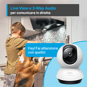 Tapo C220 telecamera di sorveglianza Smart AI Pan/Tilt 2K QHD