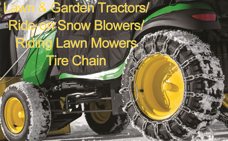 Multisland 1 Pair 2 Link Rider Snowblower Tire Chain Tire