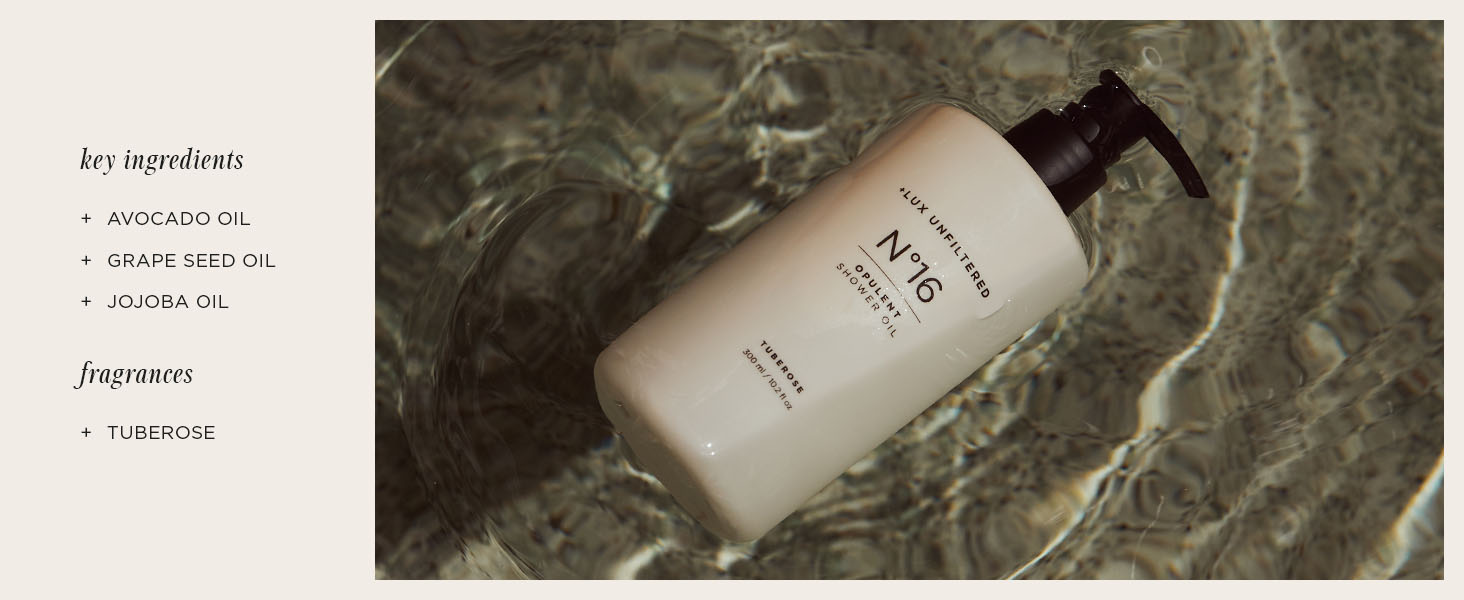 N°16 Lux Unfiltered Shower Oil