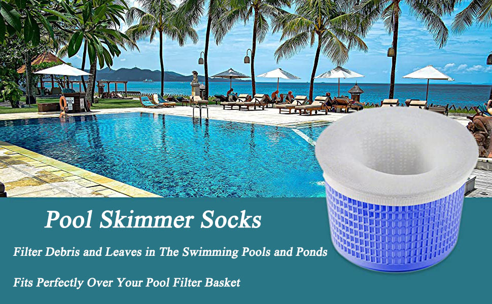 40 Pack Pool Skimmer Socks,Pool Filter Socks,Pool Skimmer Baskets
