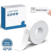 POLONO Genuine P31S Label Maker Tape, Adapted Print Paper, 15x40mm(0.59
