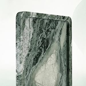 close up of marble tray