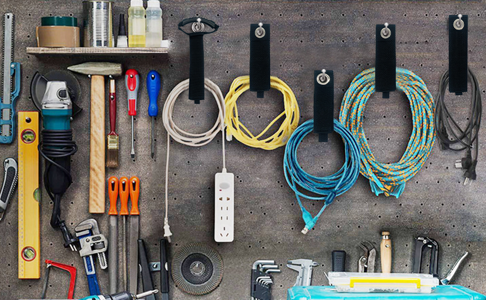 EXTTZI 13 Piece Extension Cord Organizer Set, Extension Cord Holder, Extension Cord Set for