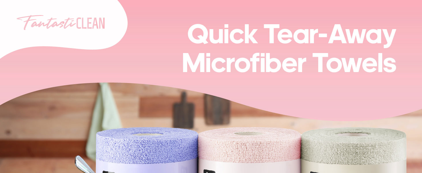 quick tear away cleaning cloth