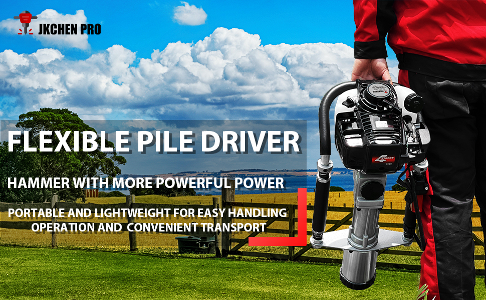 Gas Powered T Post Driver Hammer