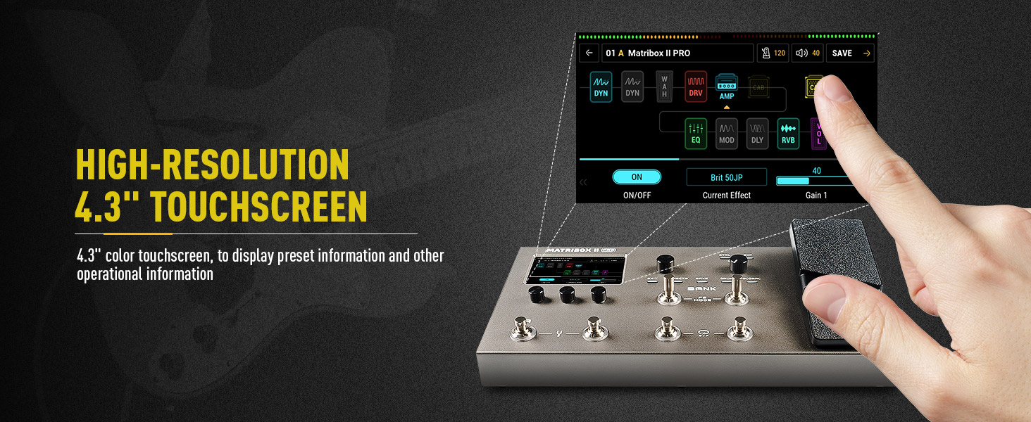 Matribox II Pro - Multi Effects Guitar Pedal