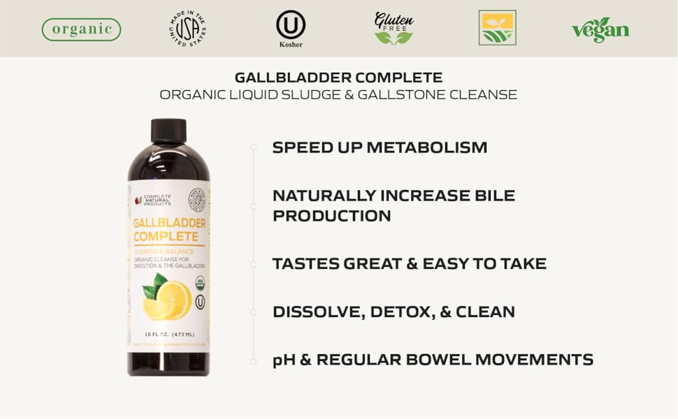 Gallbladder Complete 16oz Natural Organic Liquid
