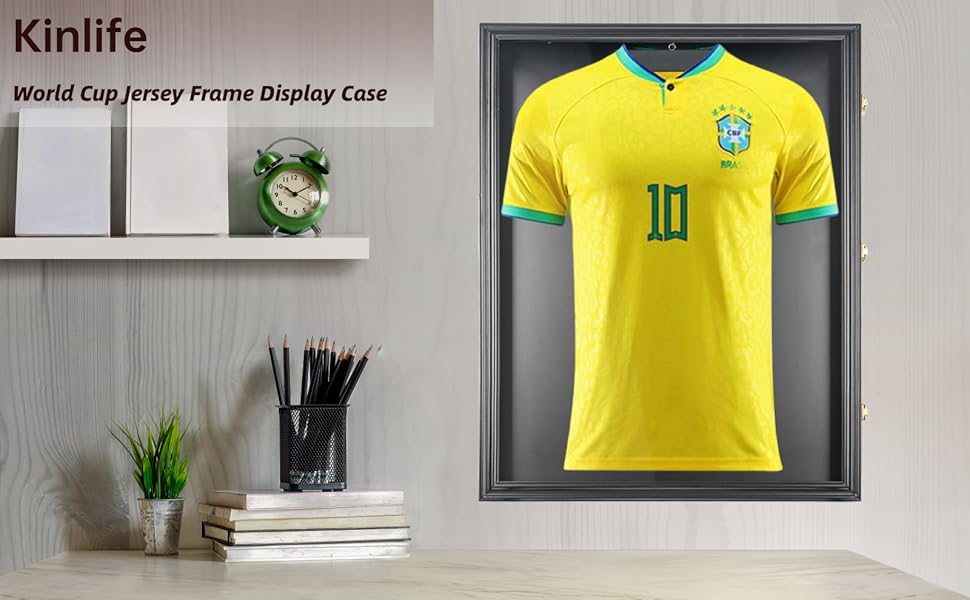 Kinlife World Cup Jersey Frame Display Case 31”*23