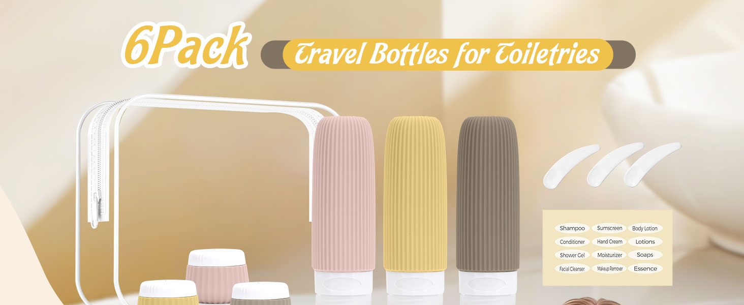 Travel Bottles for Toiletries