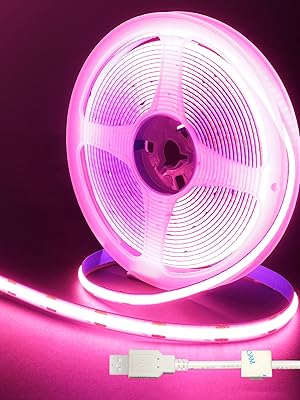 【色:昼白色6500K_サイズ:3M-1個】クリアヒル（Clearhill）5V Amazon.co.jp: クリアヒル（Clearhill）5V COB LEDストリップ