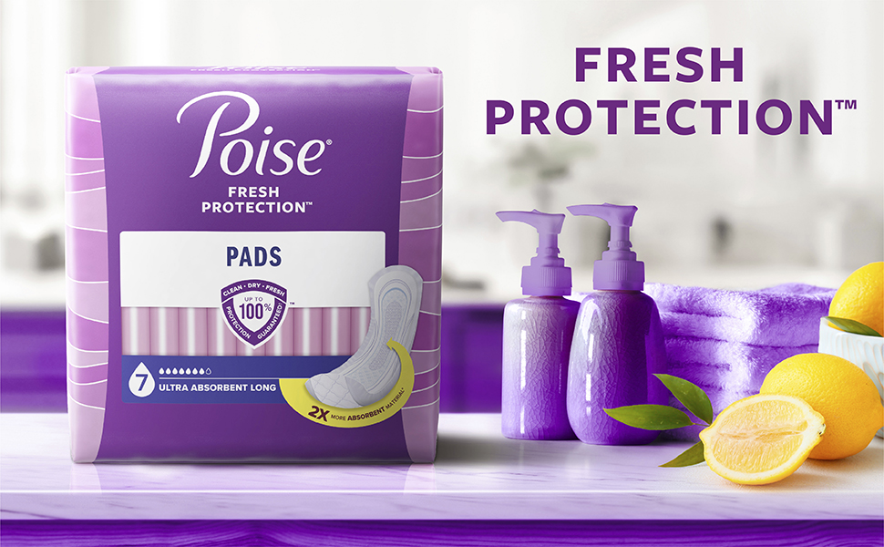 poise fresh protection