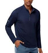 Golf Quarter Zip Pullover for Men Dry Fit