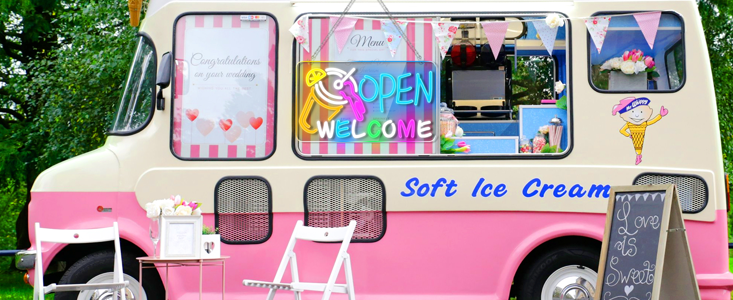 open signs