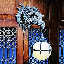 Dragon Sculptural Electric Wall Sconce