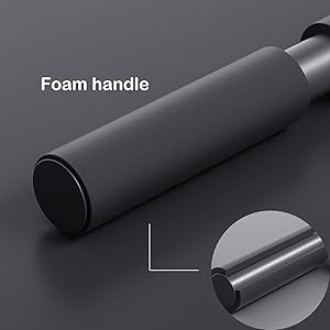 foam-coated handle