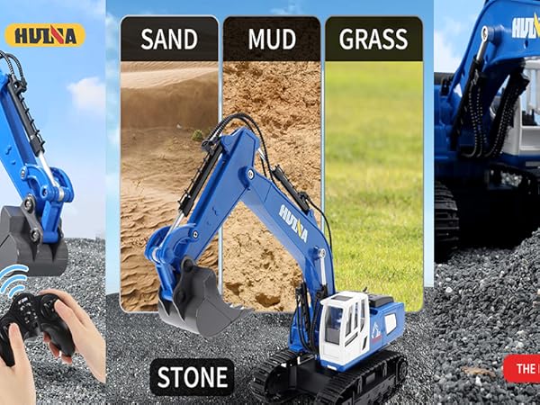 Amazon.com: YIKESHU Remote Control Excavator 1/18 Scale