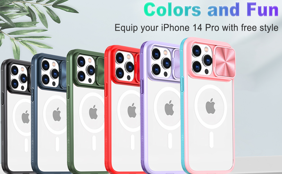 iPhone 14 pro case slide camera lens cover iphone 14 pro magsafe case clear iphone 14 pro case