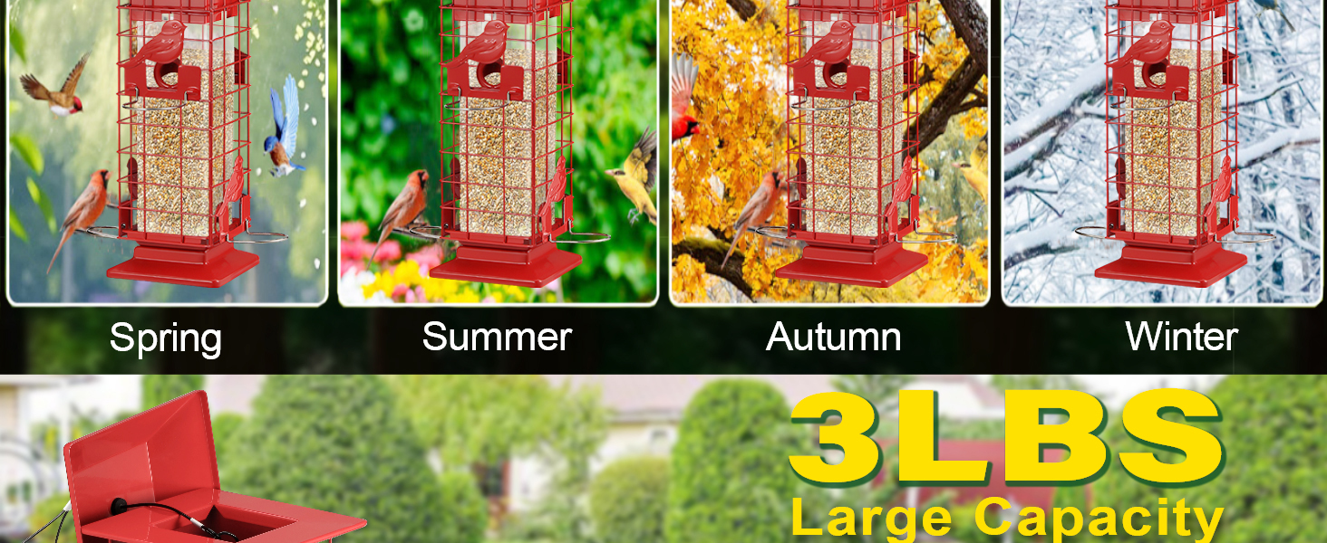 squirrel proof bird feeders