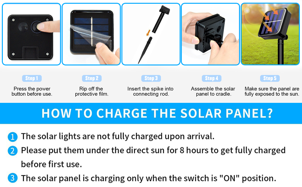 how to use the solar panel