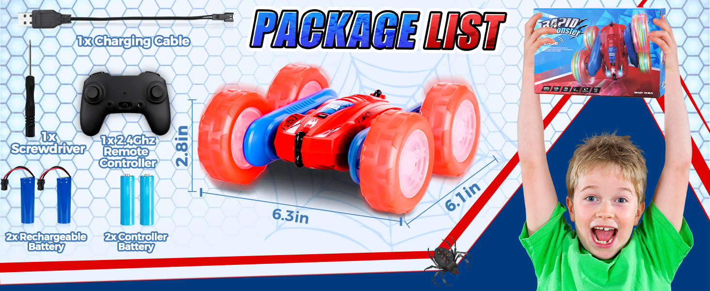 Rechargeable Spider RC Car