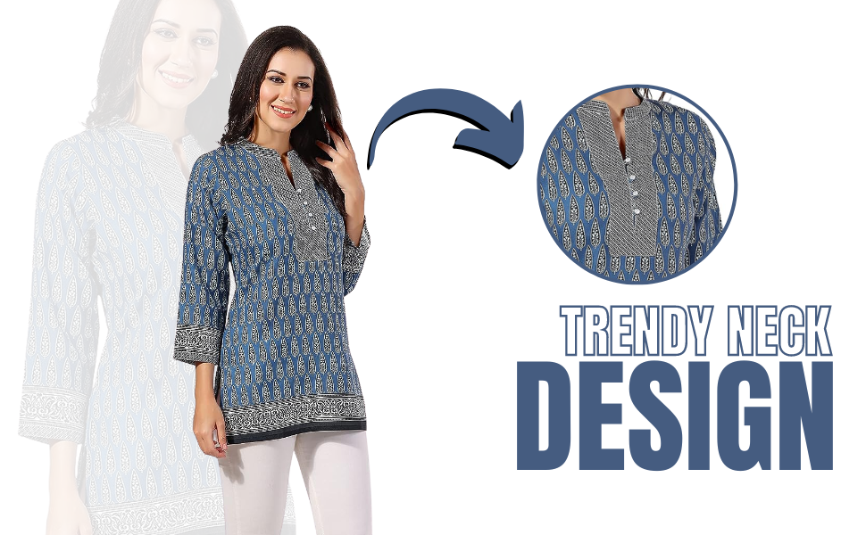 Cotton Designer Short Kurti