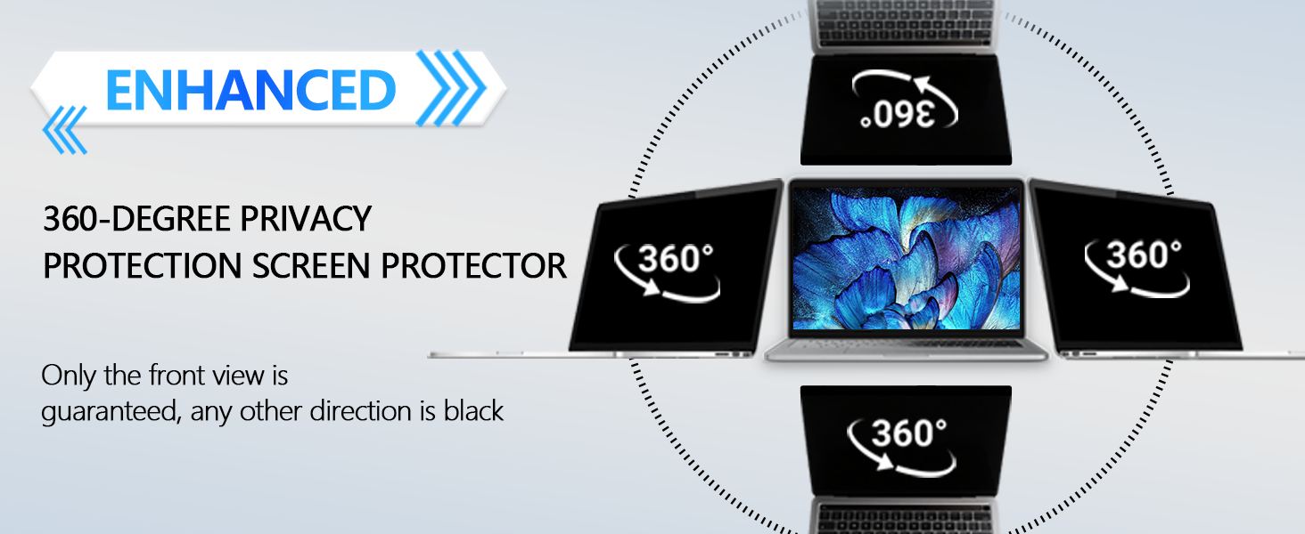4-Way Laptop Privacy Screen Filter