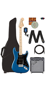 Amazon.com: Fender Squier Affinity Stratocaster - 3-Color