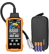 Neoteck Natural Gas Detector 0-9999PPM/0-20% LEL Gas Leak Detector with 12” Gooseneck Combustible...