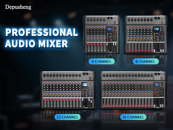Amazon.com: Depusheng DX6 Professional Mixer Sound Board