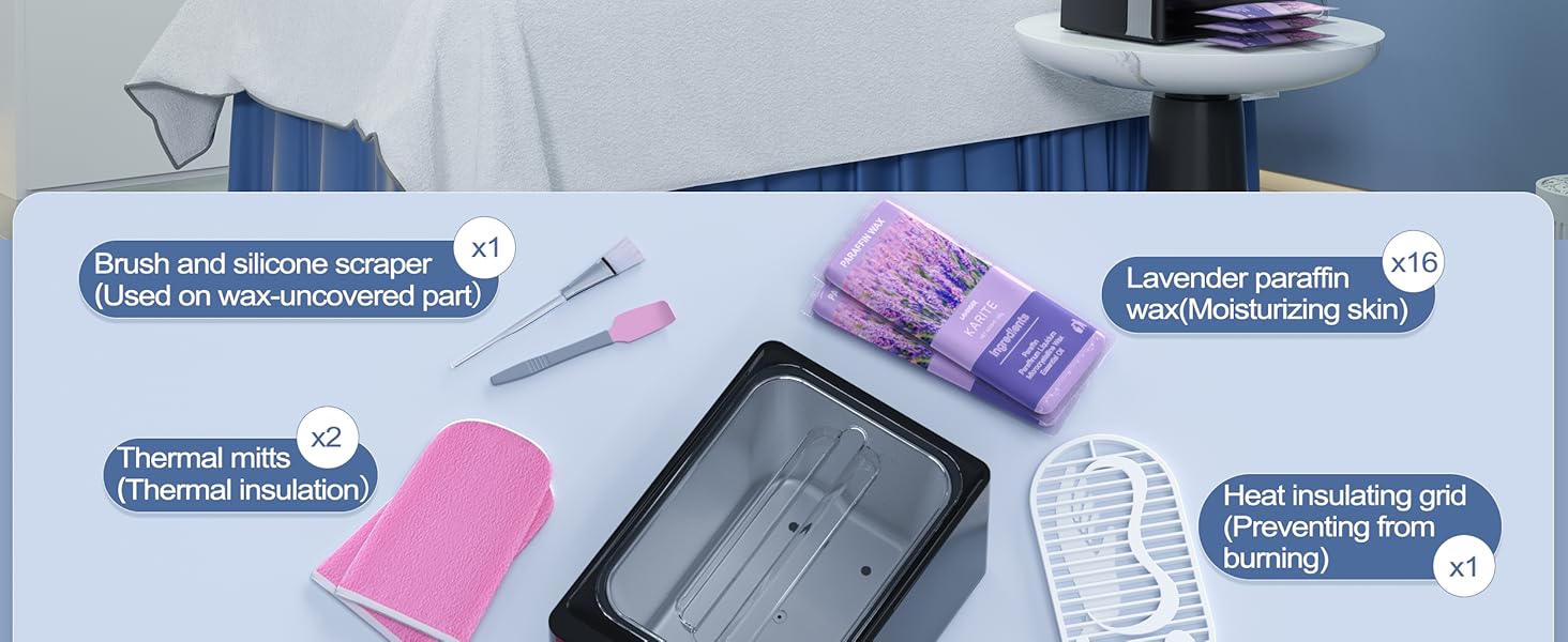 KARITE Paraffin Wax Machine for Hands and Feet, 9000ml