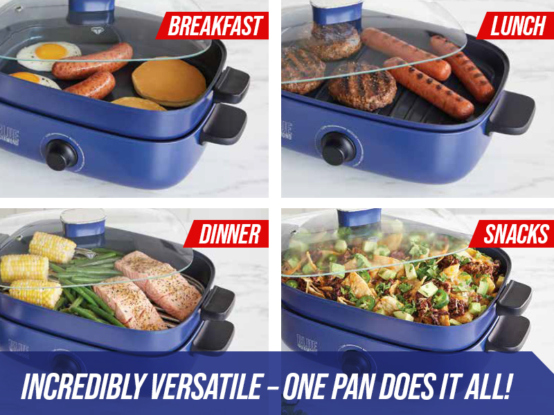 Blue Diamond Electric Skillet