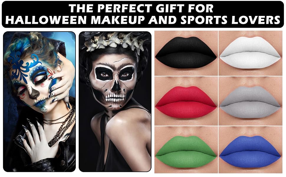 eye black stick black face paint black lipstick face paint stick clown makeup halloween makeup