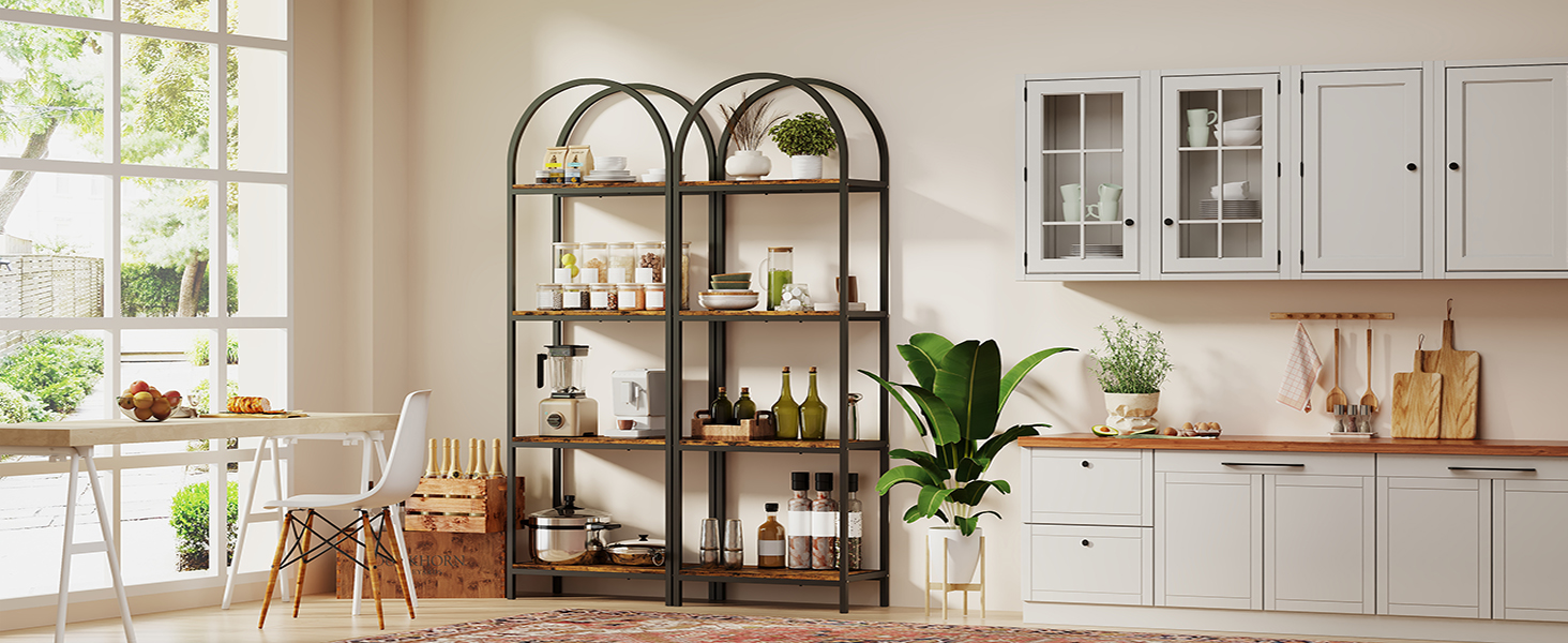 Modern Arched Bookshelf