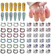 アクセサリー kittynail Amazon.com: 40 PCS Kawaii Nail Charms Kitty Nail Decorations